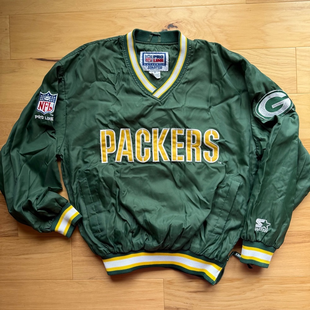 Green Bay Packer STARTER NFL Pro Line Pullover